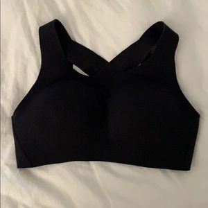 lululemon black enlite bra sz 34D